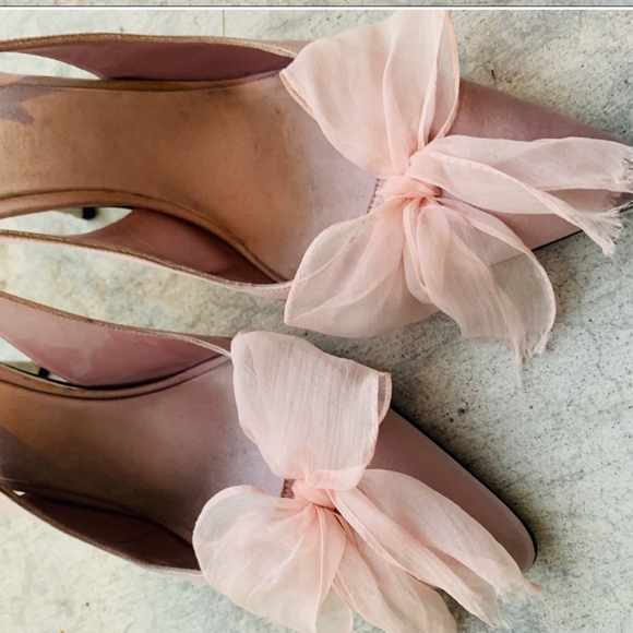 Love Calvin Klein Light Pink π©· Bow Heels with adjustable straps - Picture 5 of 7